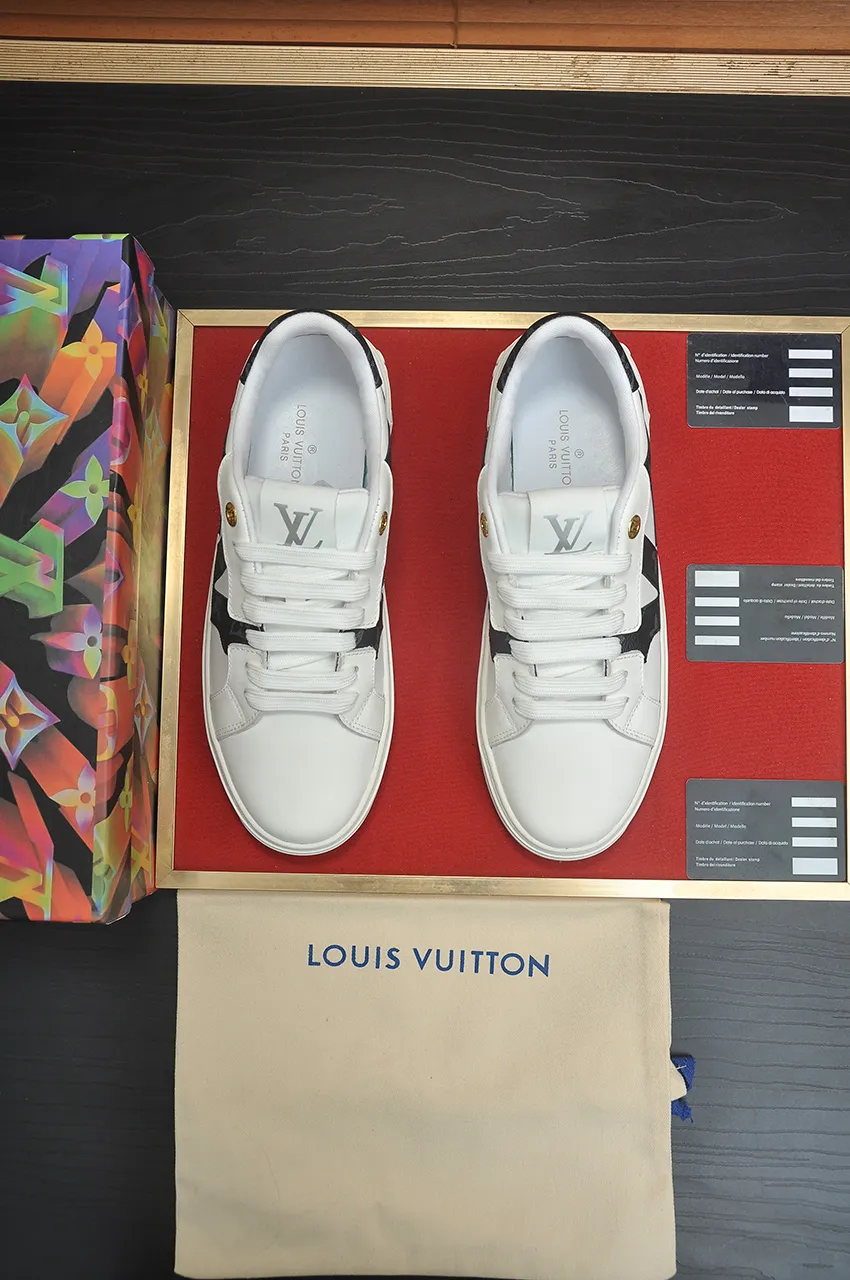 Men's shoes 💰540💶[LOUIS VUITTON] Original order price (mesh lining) new model 🍀LV Louis Vuitton * - top version of LV classic trendy shoes! Use imported original cowhide leather, cloth cowhide lining and original wear-resistant rubber outsole! High quality products! Code number 38-45 (45 is custom-made and cannot be returned or exchanged)
